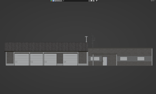 Moderne Feuerwache 4Torig