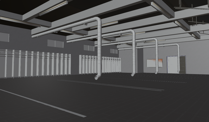 Moderne Feuerwache 4Torig